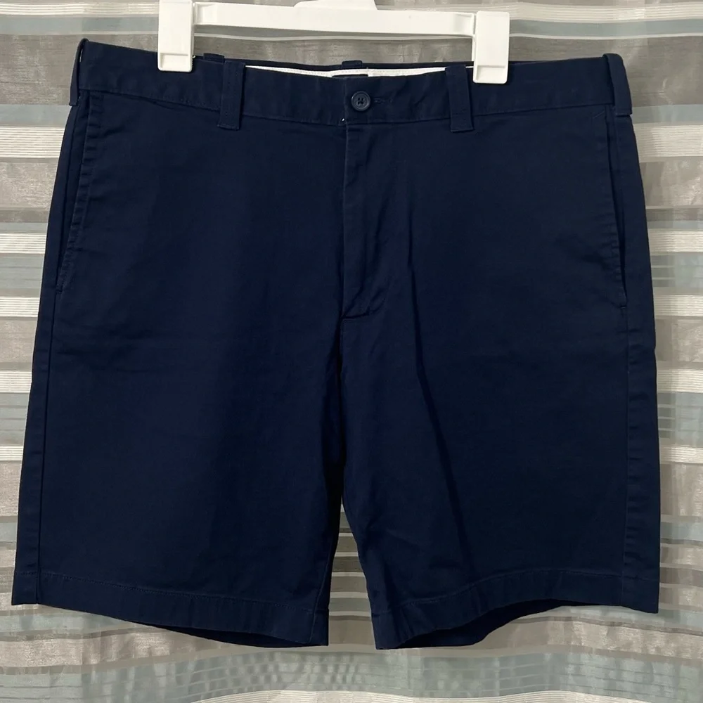 J. Crew Navy Blue Flat Front Shorts